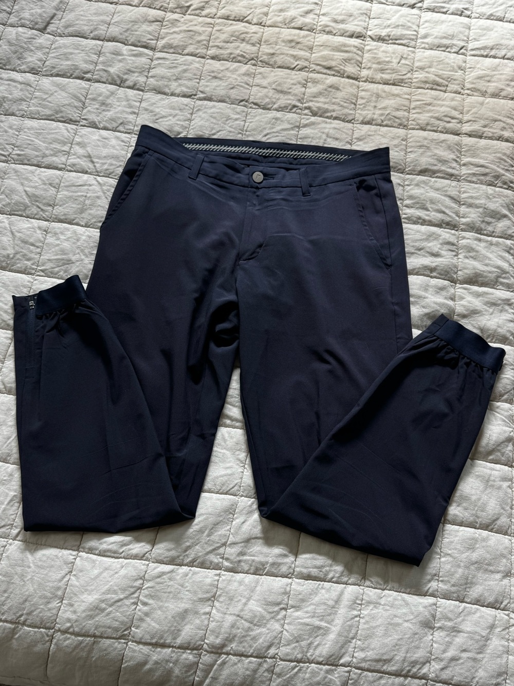Men's Primo Navy Joggers - Golf Pants 33 Regulat